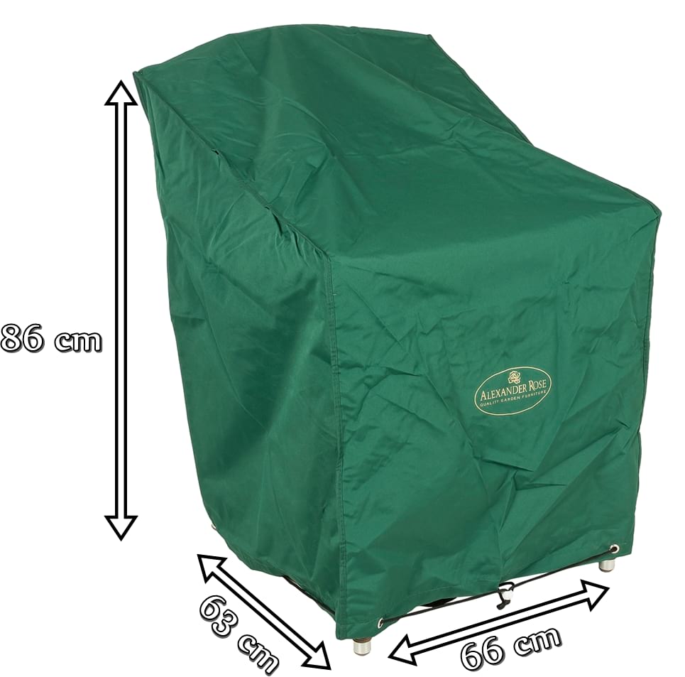 Alexander Rose Pokrowiec na krzesło ogrodowe 66x63x86 FC19 zielony - wymiary