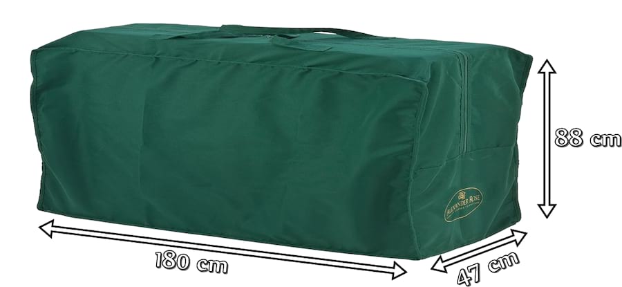 Alexander Rose pokrowiec duża torba na meble ogrodowe 180x47x80 zielony wymiary
