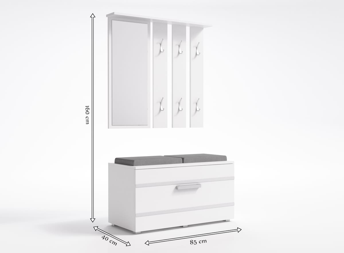 Garderoba amber wymiary