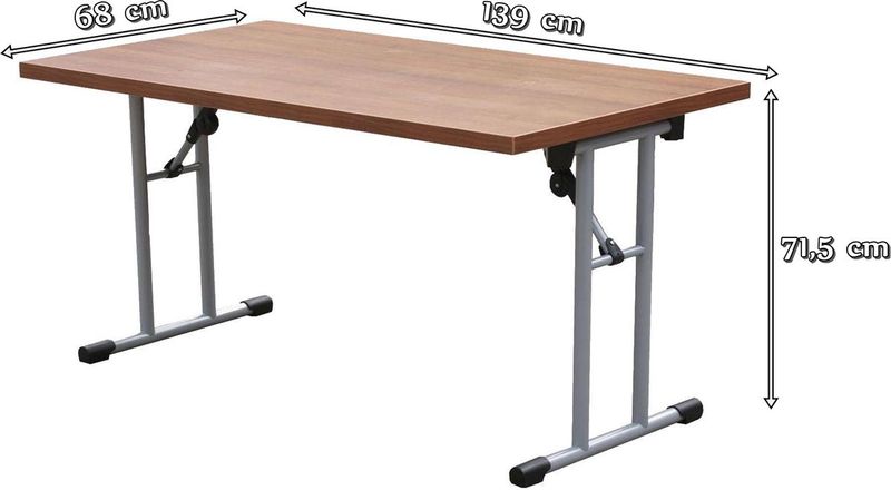 Stół bankietowy 139x68 cm wymiary