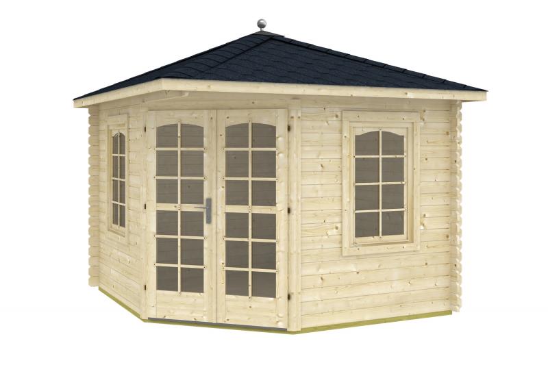 Domek drewniany ogrodowy CYRANECZKA B 3x3 (7m2)