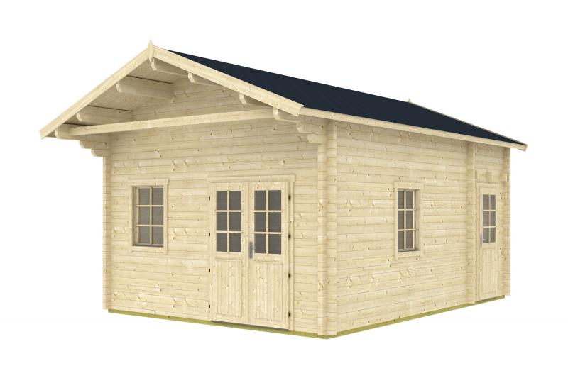 Domek na działkę ogrodową letniskowy RUDZIK C 7x4,5 (24m2)