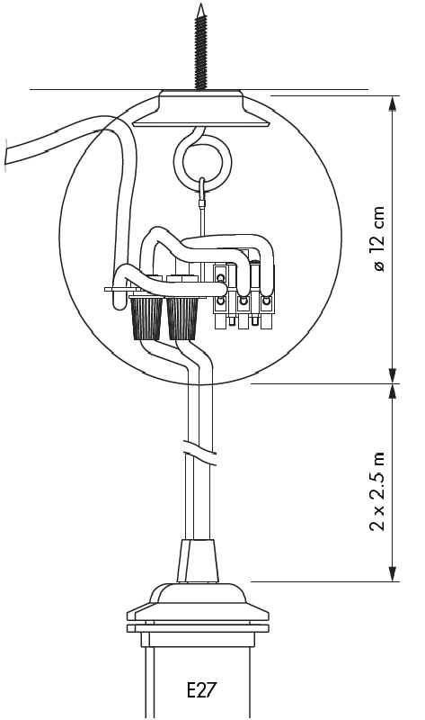 Cluster cannonbal 2 biały wymiary