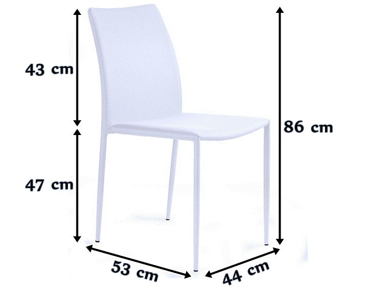 Wymiary krzesła Design