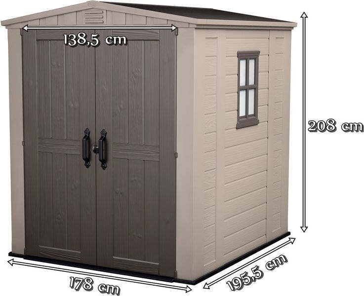 Domek Factor 6x6 wymiary