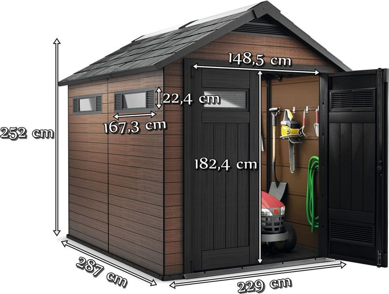 Wymiary domku Fusion 759