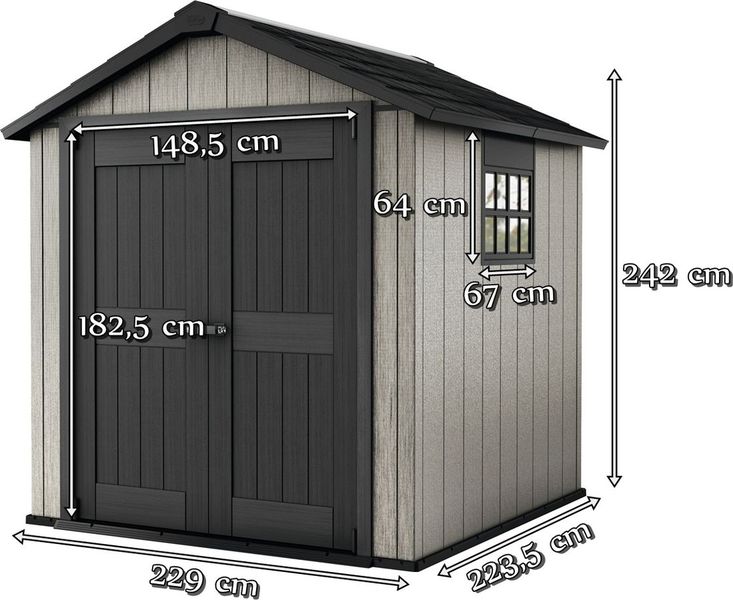 Wymiary domku Oakland 757