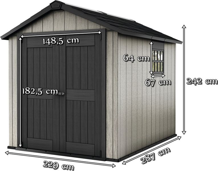 Wymiary domku Oakland 759