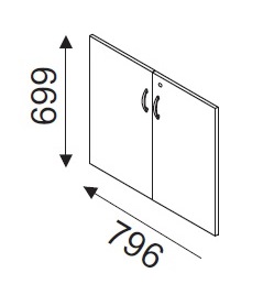 Drzwi do szafki Svenbox H11D wymiary