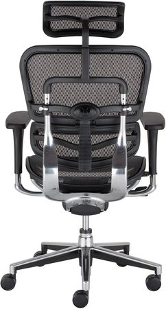 Tył fotela biurowego Enjoy Ergohuman - regulowana wysokość