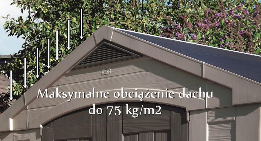 Domek Factor 8x6 odporny na warunki atmosferyczne