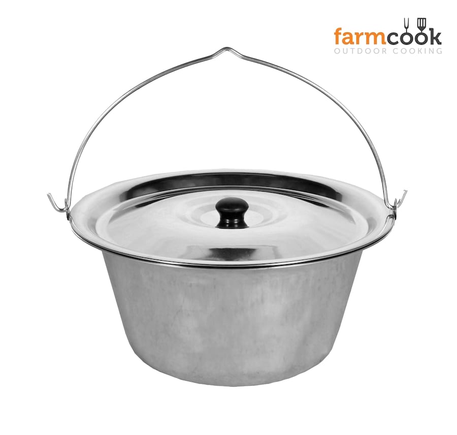 Kociołek na zupę nierdzewny Inox 8L - Farmcook