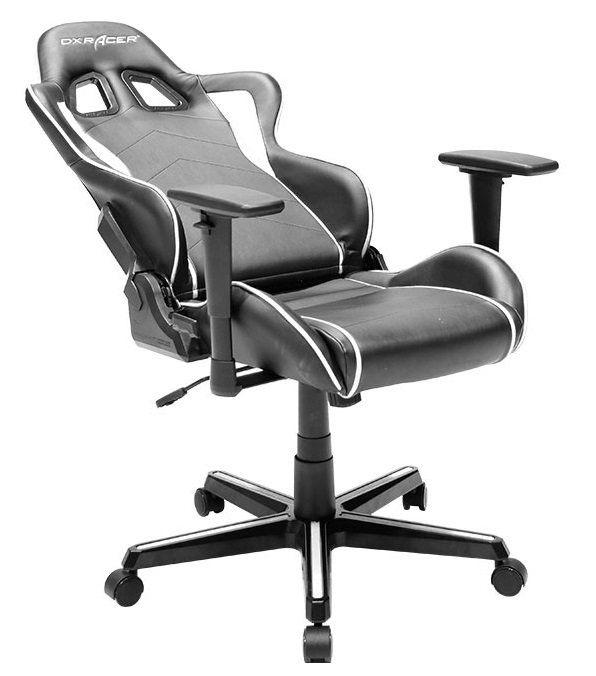 Profesjonalny fotel dla gracza DXRacer FH08/NW biały
