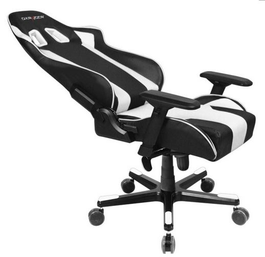 Fotel kubełkowy komputerowy DXRacer KS06/NW biały