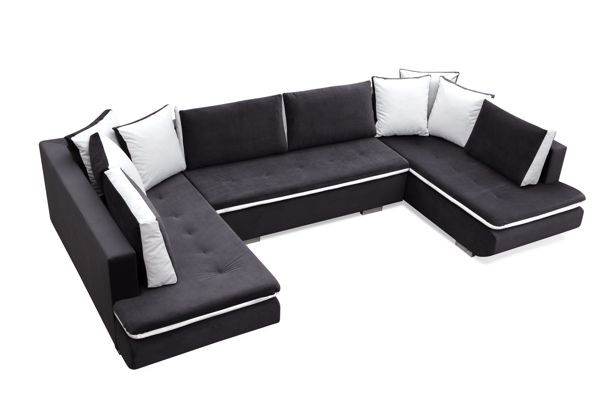 Narożnik do salonu Argent U - rozkładanie