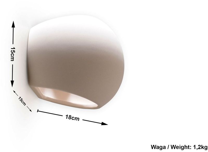 Wymiary kinkiet Globe