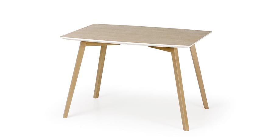 Drewniany stół do jadalni 120cm Petrus dąb sonoma Halmar