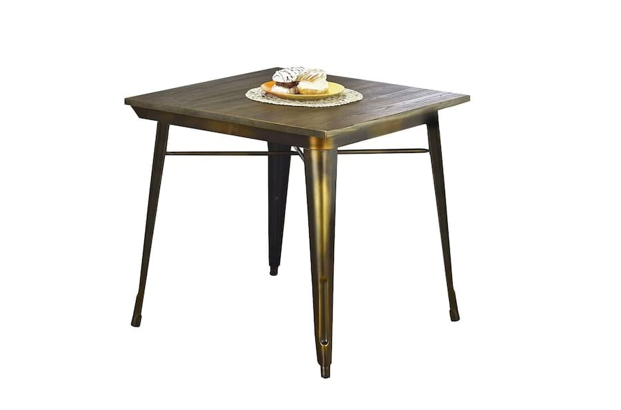 Stolik na metalowych nogach Magnum Halmar yellow cooper 