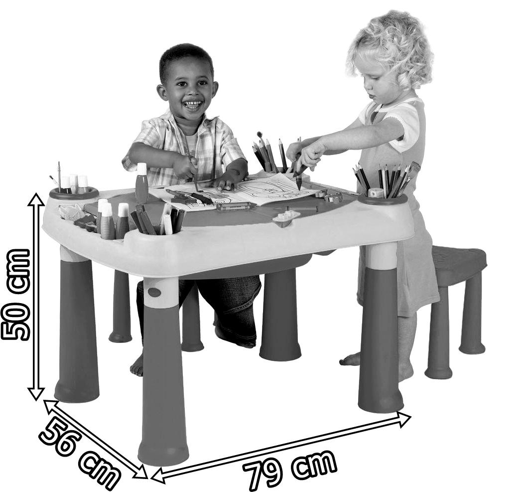 Wymiary stolika Creative Play Table