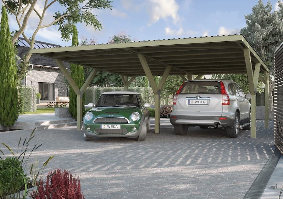 Zadaszenie miejsca markingowego Lilia Duo 600x600