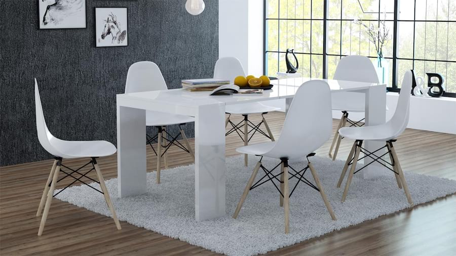 Stół lille biały połysk 