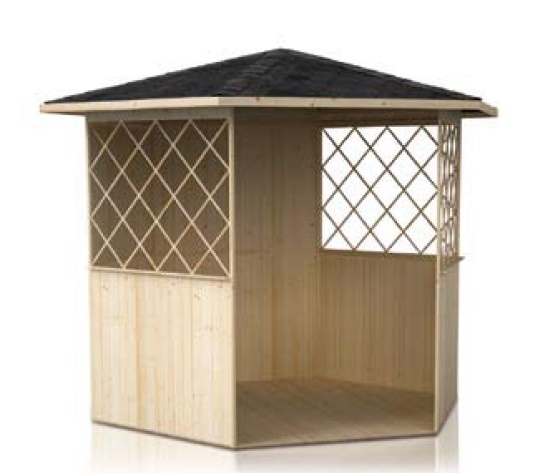 Drewniana altana do ogrodu Maciejka