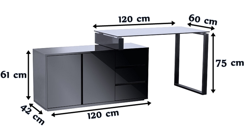 Biurko Marin wymiary