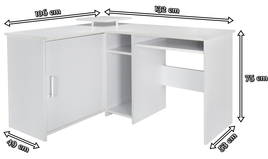 Biurko Michał - wymiary