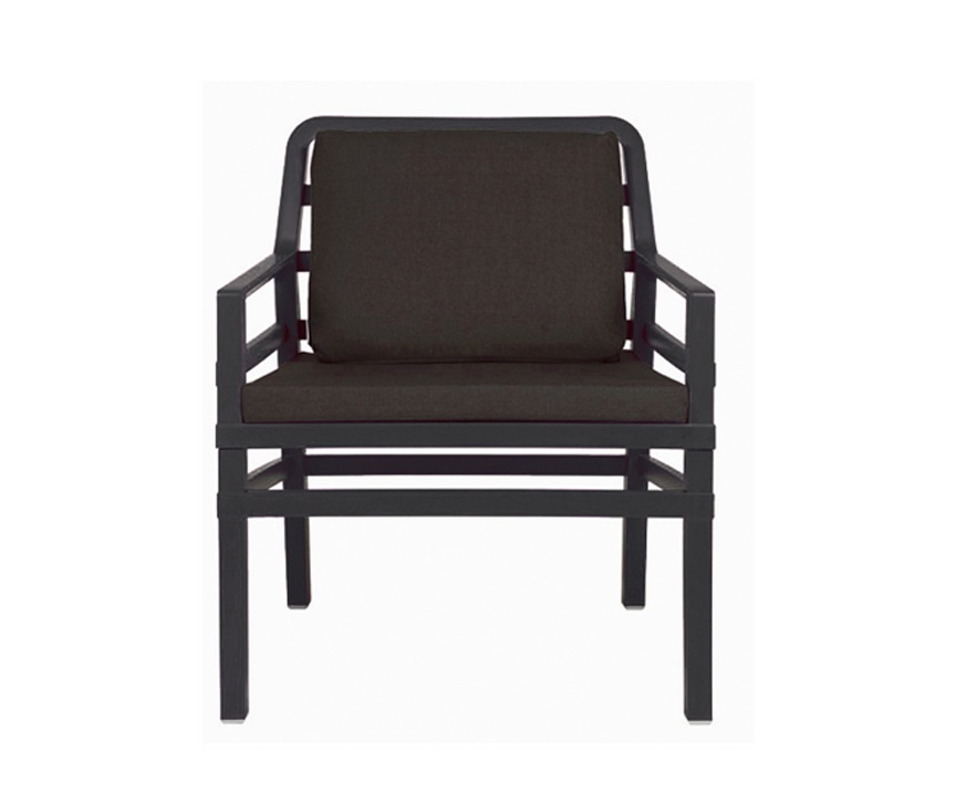Nardi ogrodowy fotel z poduszkami Aria Fit Antracite/Caffe