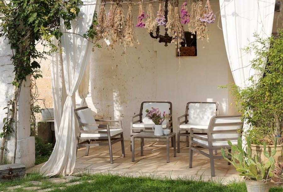 Nardi fotelik ogrodowy Aria Fit Tortora/Bianco