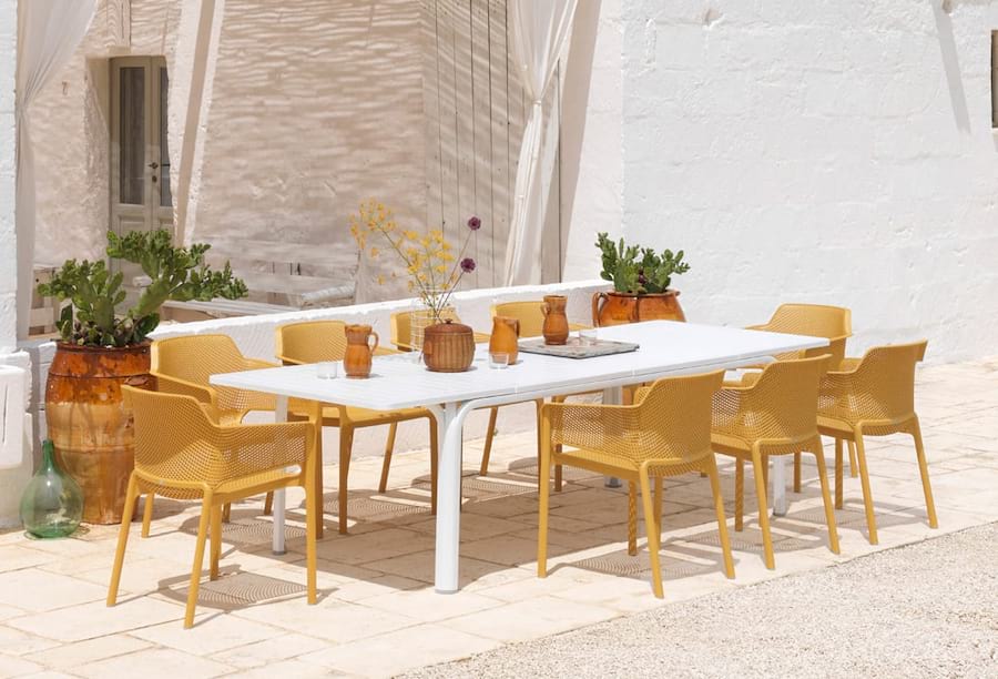 Nardi stół rozkładany Alloro 210 Bianco/Bianco