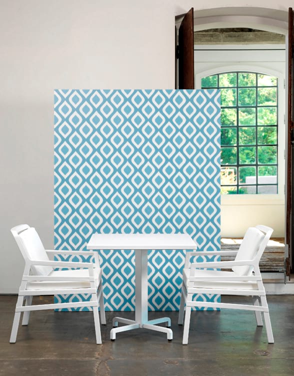 Nardi fotel ogrodowy z poduszkami Aria Fit Bianco/Bianco