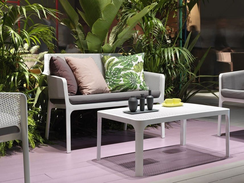 Nardi ławka ogrodowa Net bench Bianco
