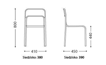 Krzesło konferencyjne Cortina