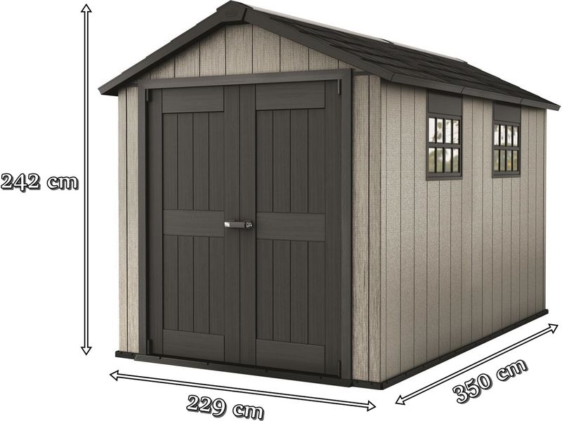 Wymiary domku Oakland 7511