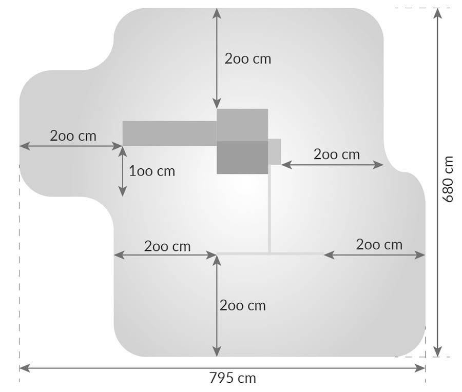 Plac zabaw dla dzieci z malowanego drewna Fungoo Carol 2 G