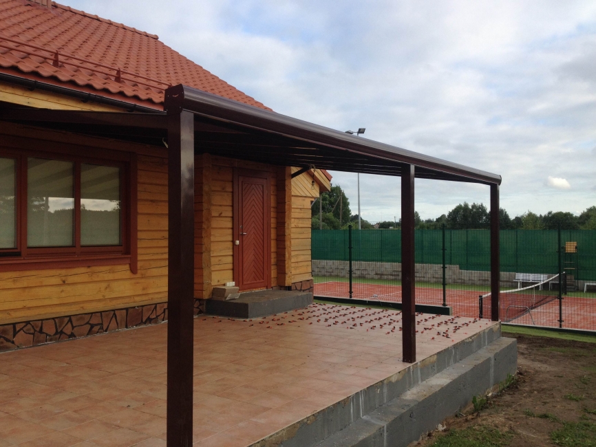 Wiata poliwęglan na taras regium 6x3