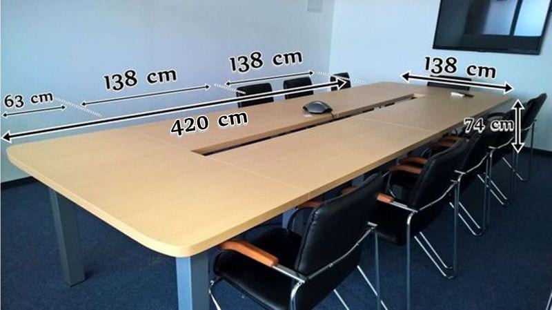 Stół dla 14 osób Rumba wymiary