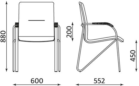 Wymiary krzesło Samba