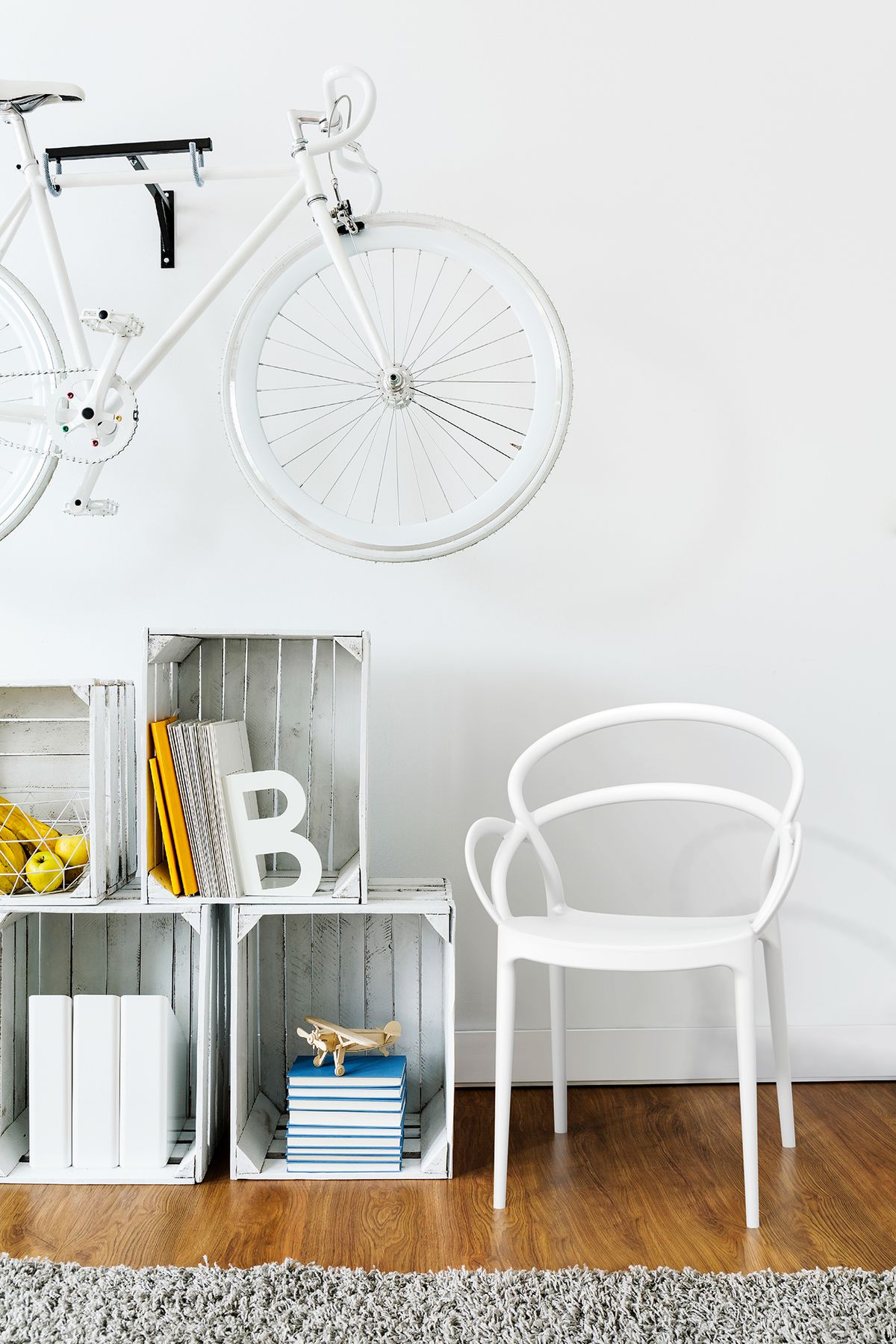 Aranżacja krzesło z tworzywa sztucznegoMILLA