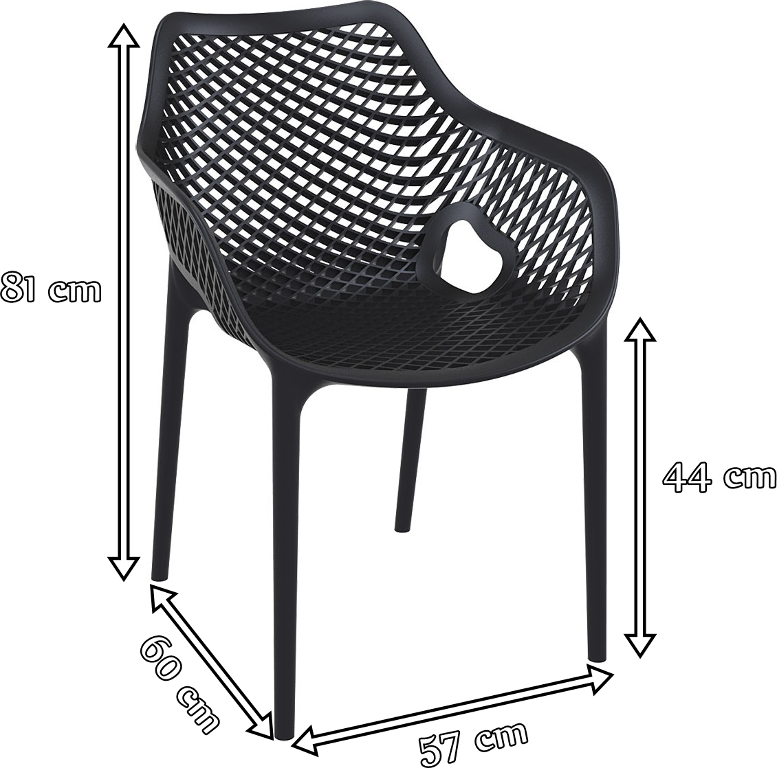 Air XL Siesta - wymiary