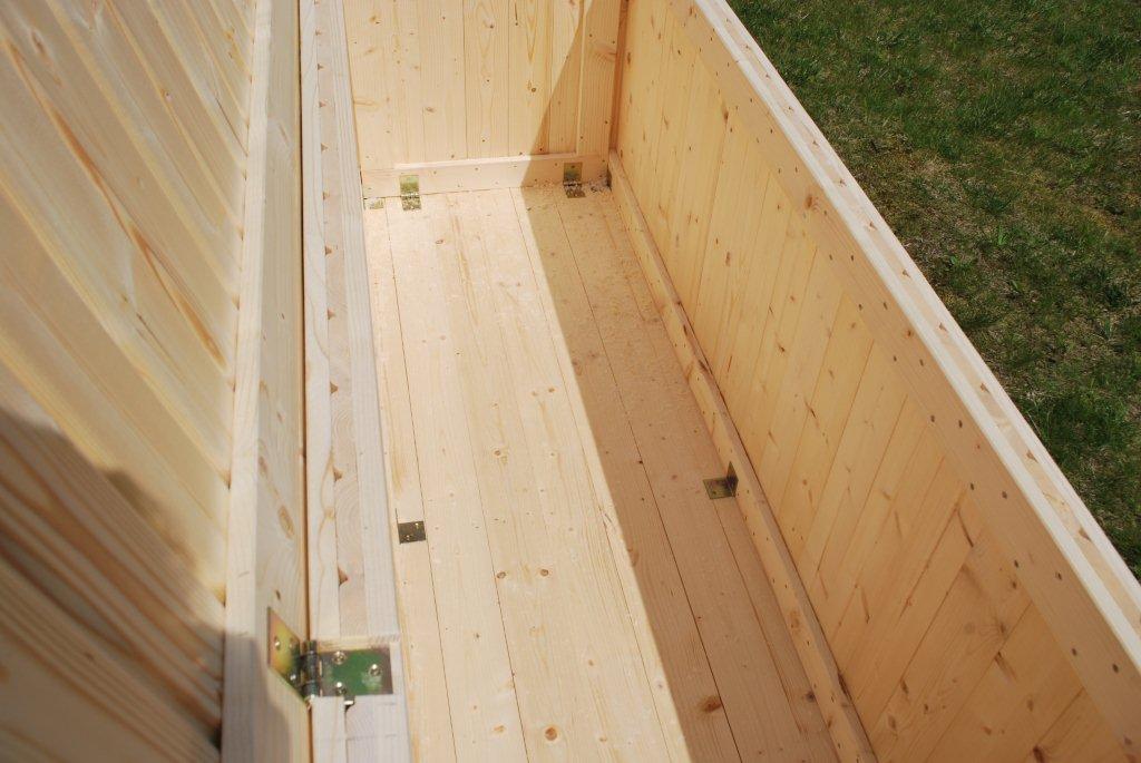 Skrzynia ogrodowa z drewna KDI 190x80