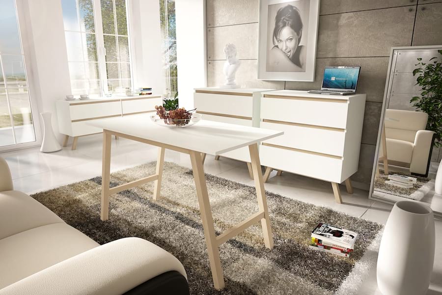 Stolik kawowy Kris aranżacja opis