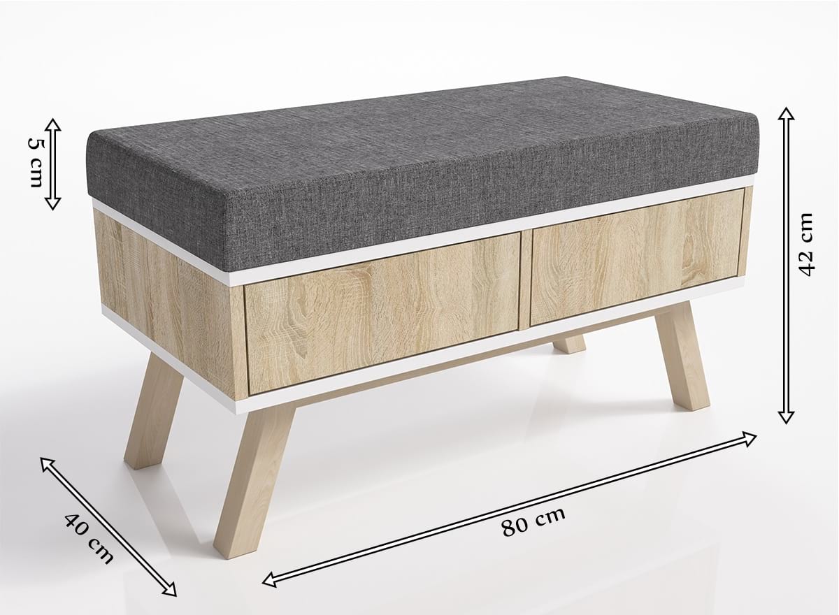 Stolik Malmo 2 wymiary