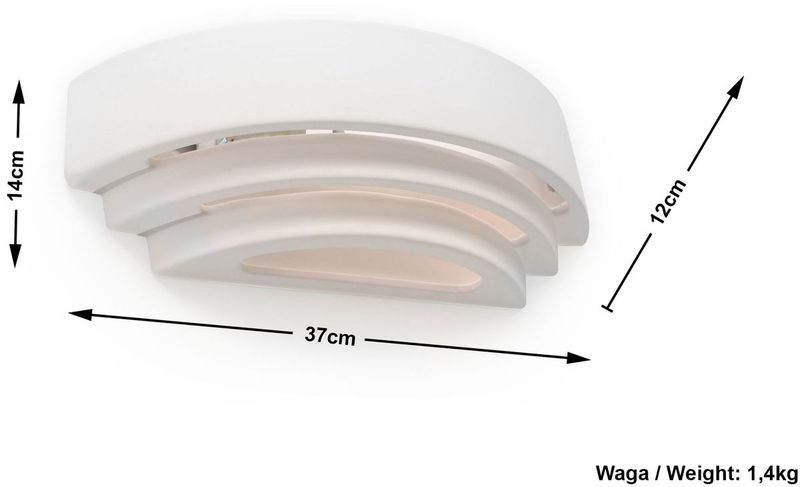 Wymiary kinkiet Trisol