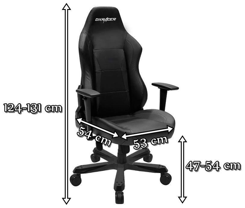 DXRacer fotel kubełkowy dla gracza WY0/N czarny