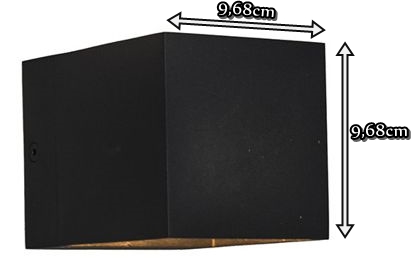 Kinkiet kwadratowy Transfer - wymiary