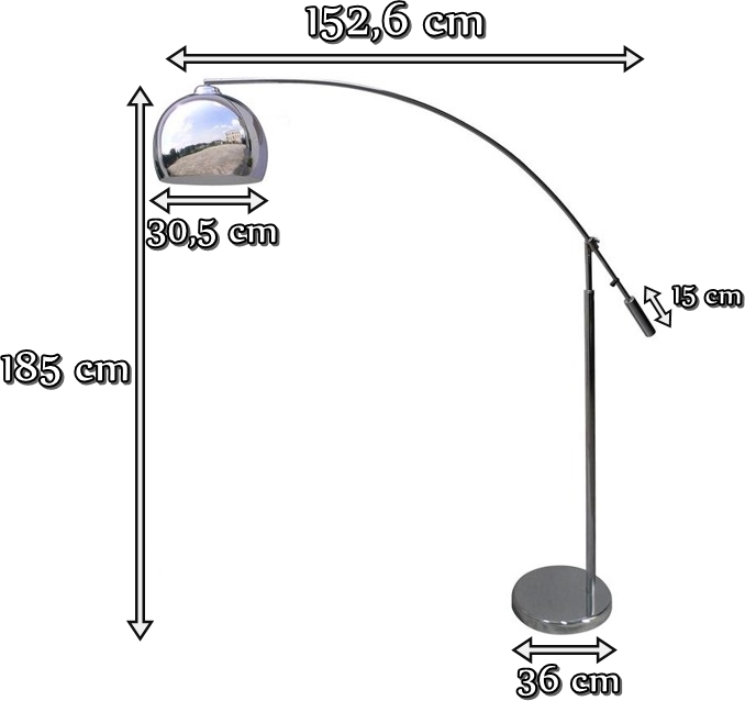 Lampa Manhattan wymiary