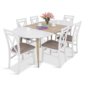 Stoły z krzesłami do jadalni