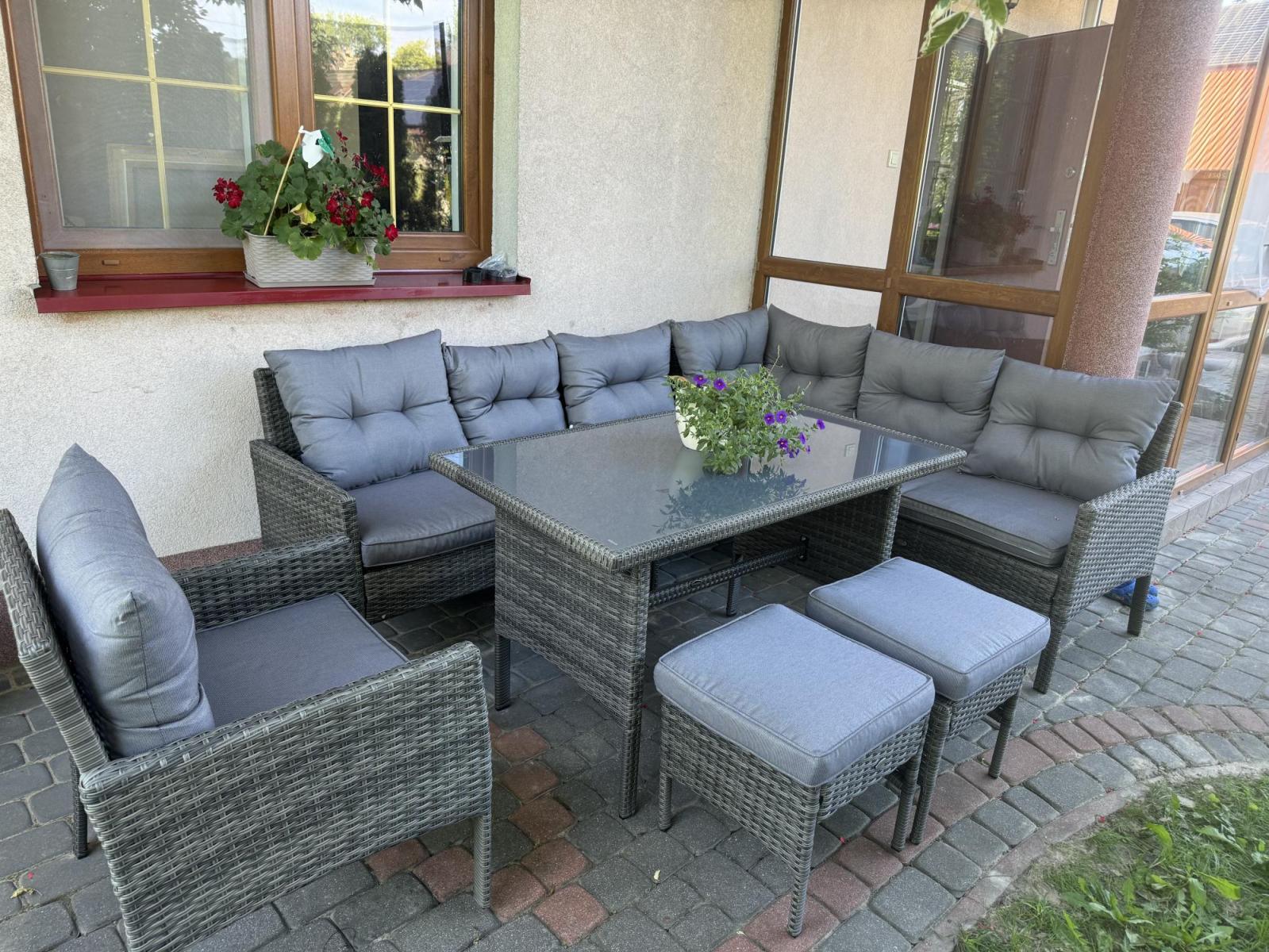 Set din technorattan Perata Corner